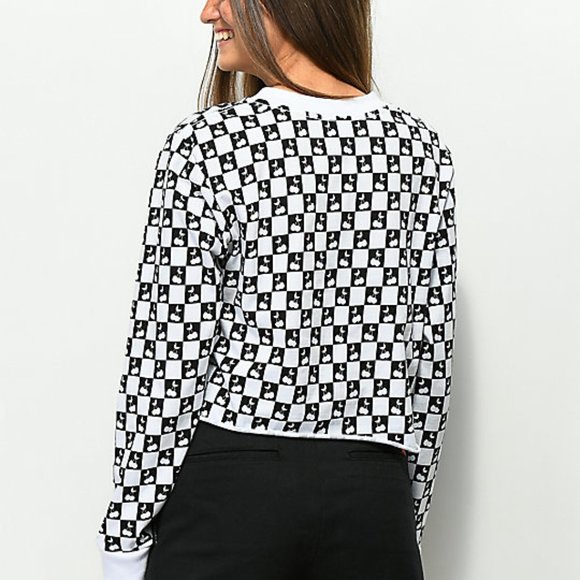 Vans Cherry Check Crop Top - Picture 3 of 9